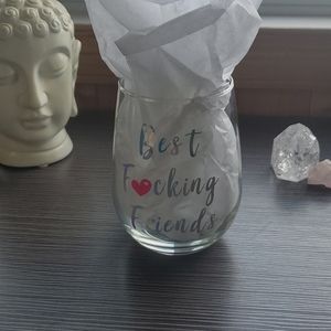 Best fkin friend wine glass ** 🍷
